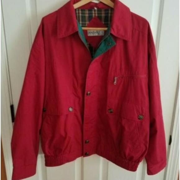Mens Antartex Weekend Country Plaid Large Jacket